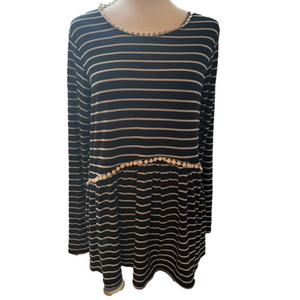 Long Sleeve Striped Top